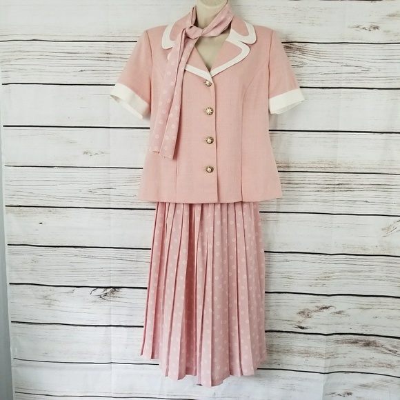 Leslie Fay Dresses & Skirts - Leslie Fay | Vintage 70s 3 Piece Skirt Suit Set
